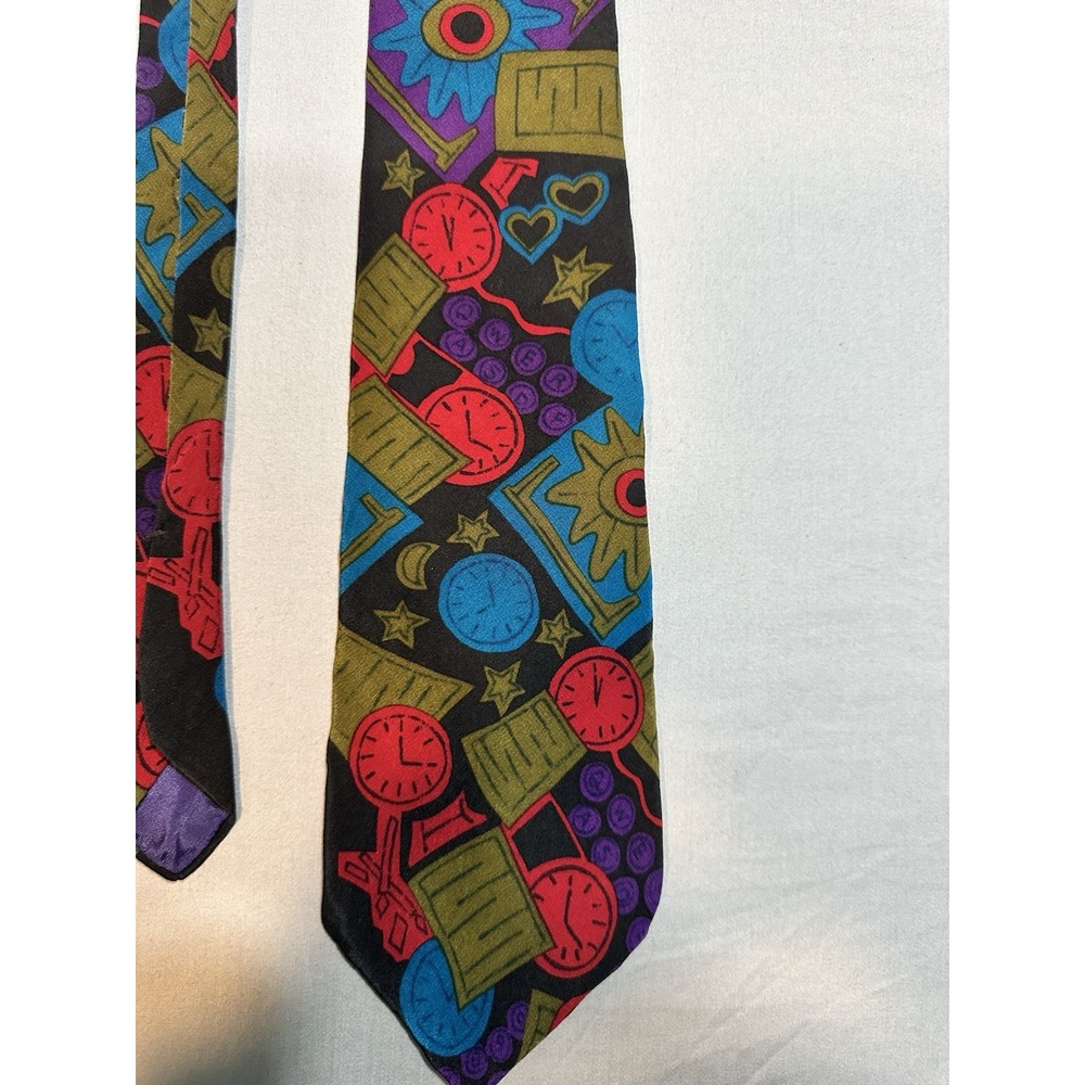 Vintage 1991 THE BEATLES "A Hard Days Night" Silk Necktie‎